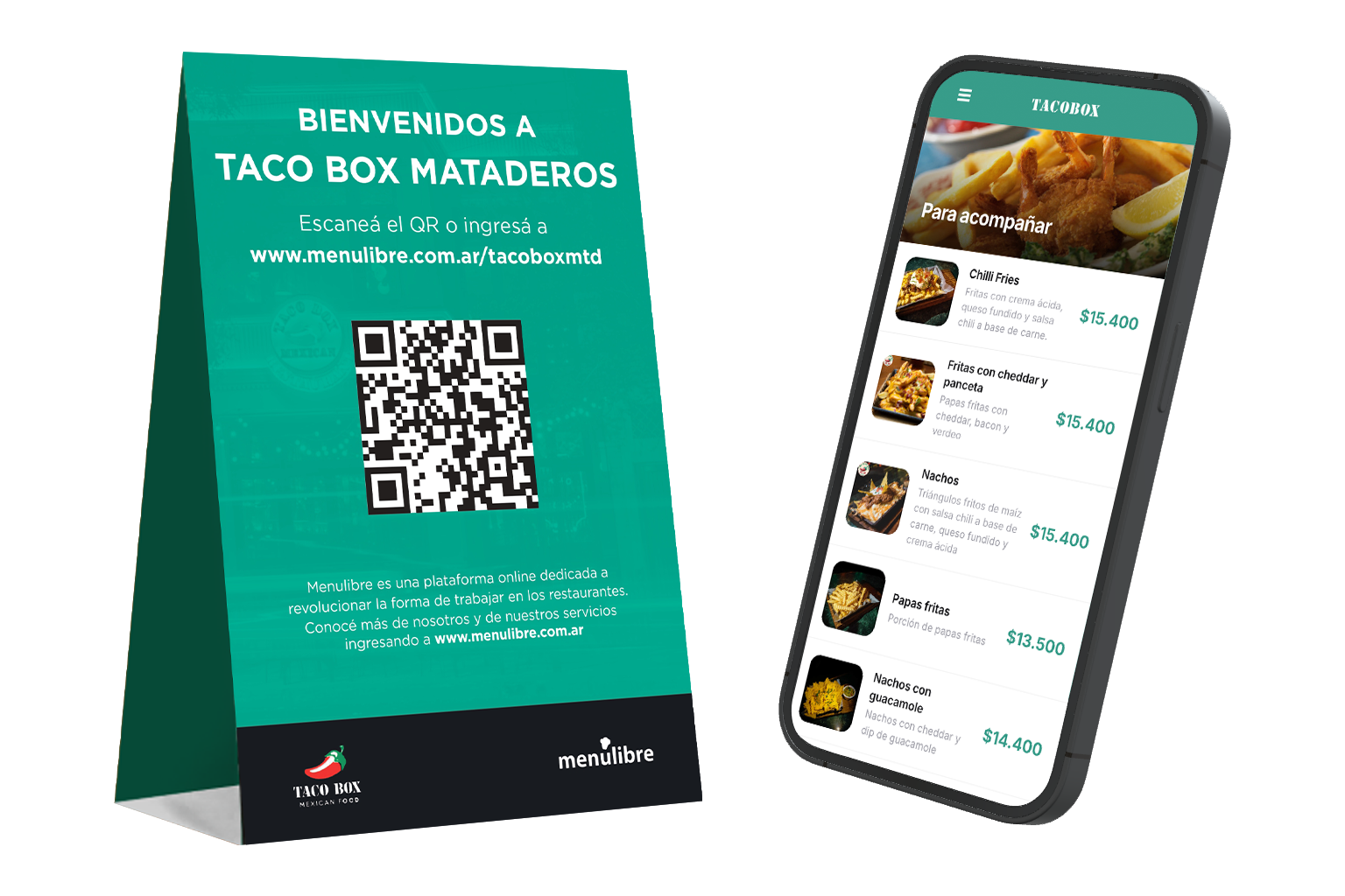 Menulibre - menú digital con QR y celular